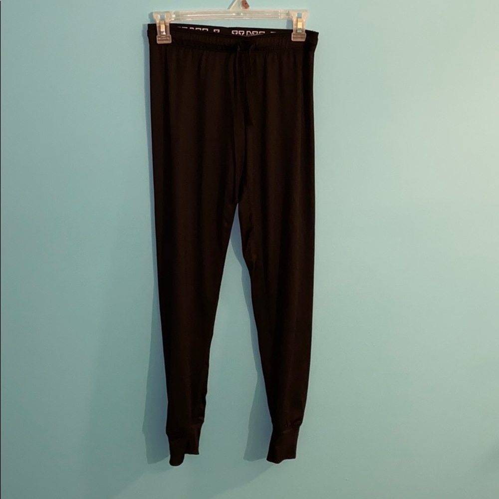 Black VS Pink Joggers w/ drawstring & labeled band